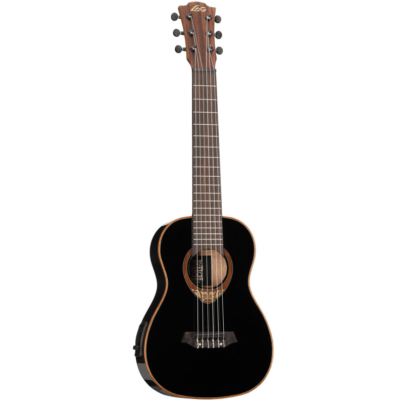 LAG TKT118E tiki uku guitar arched back electro