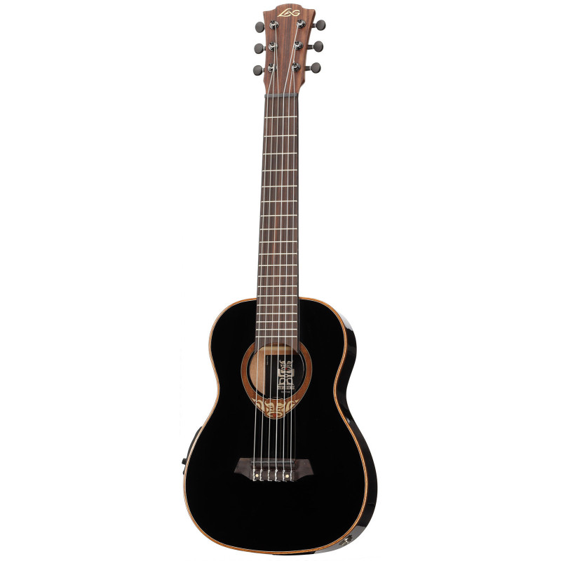 LAG TKT118E tiki uku guitar arched back electro