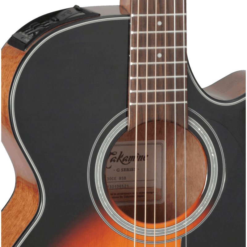 TAKAMINE GF30CEBSB gf30ce-bsb brown sunburst