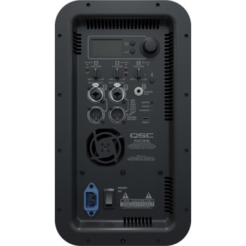 QSC PRO AUDIO KC12T-BK-SYSTEM système complet kc12t-bk + kc12s-bk - noir