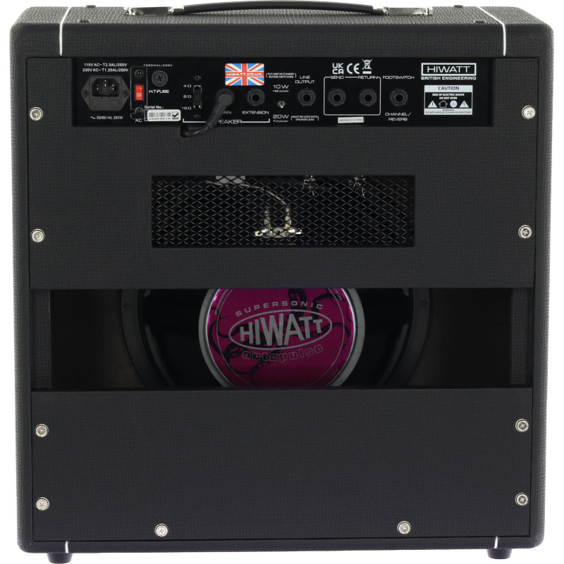 HIWATT TB-2010C-112 ampli guitare combo à lampes 20w 1x12