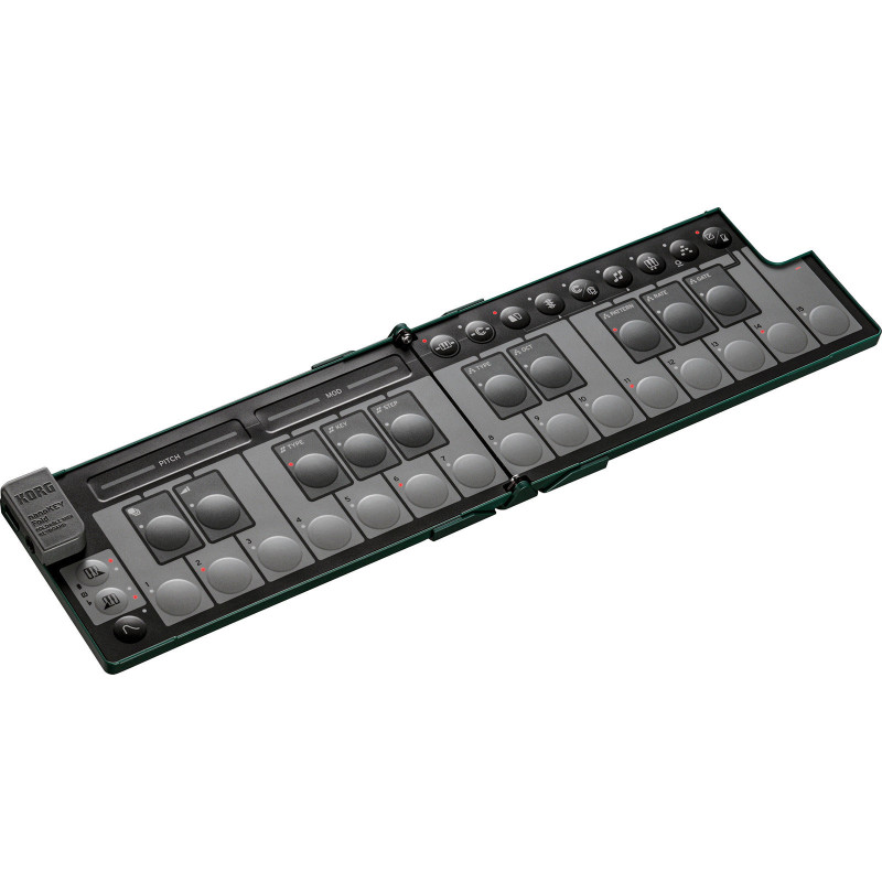 KORG NANOKEY-FD-AG nanokey fold clavier maitre pliable - alpine green