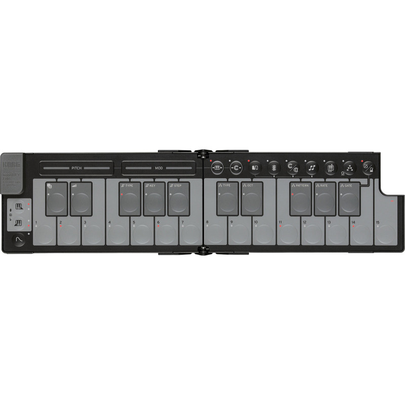 KORG NANOKEY-FD-BK nanokey fold clavier maitre pliable - noir