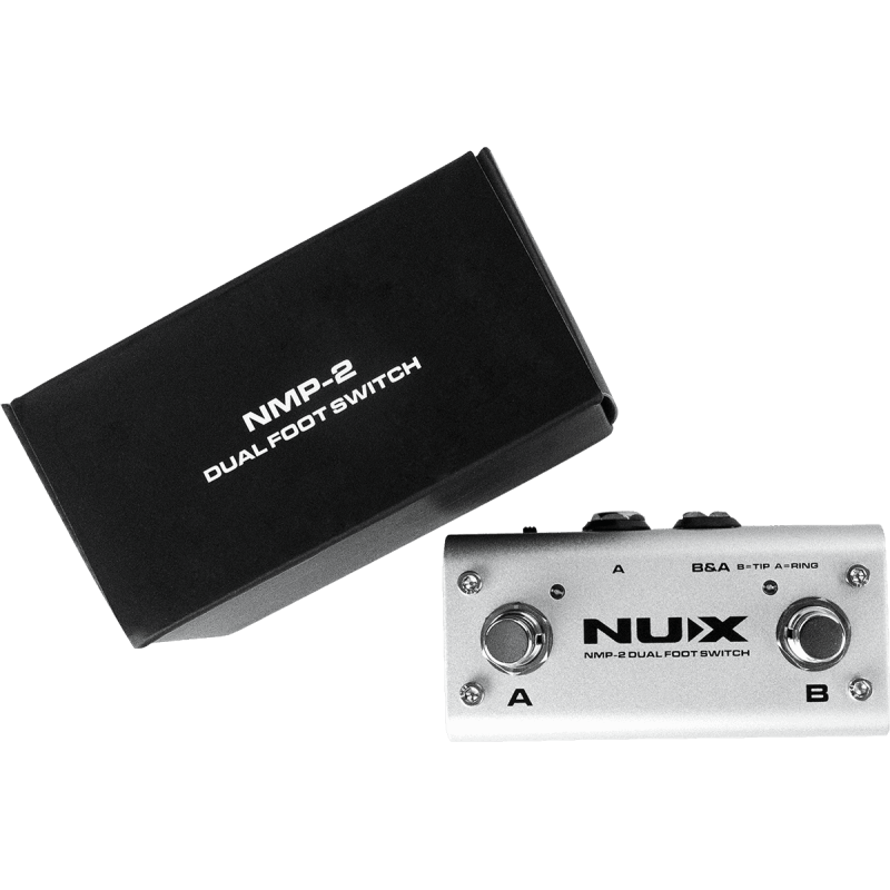 NUX NMP-2 pédalier 2 voies avec leds - 3 modes