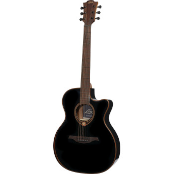 LAG T118ABCE-BLK auditorium bevel cutaway electro black