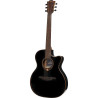 LAG T118ABCE-BLK auditorium bevel cutaway electro black