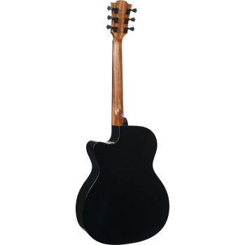LAG T118ABCE-BLK auditorium bevel cutaway electro black
