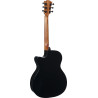 LAG T118ABCE-BLK auditorium bevel cutaway electro black