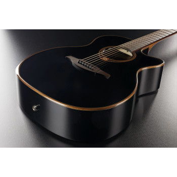 LAG T118ABCE-BLK auditorium bevel cutaway electro black