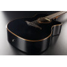 LAG T118ABCE-BLK auditorium bevel cutaway electro black