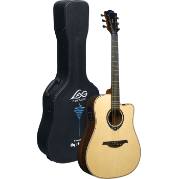 LAG THV30DCE hyvibe 30 dreadnought cutaway electro