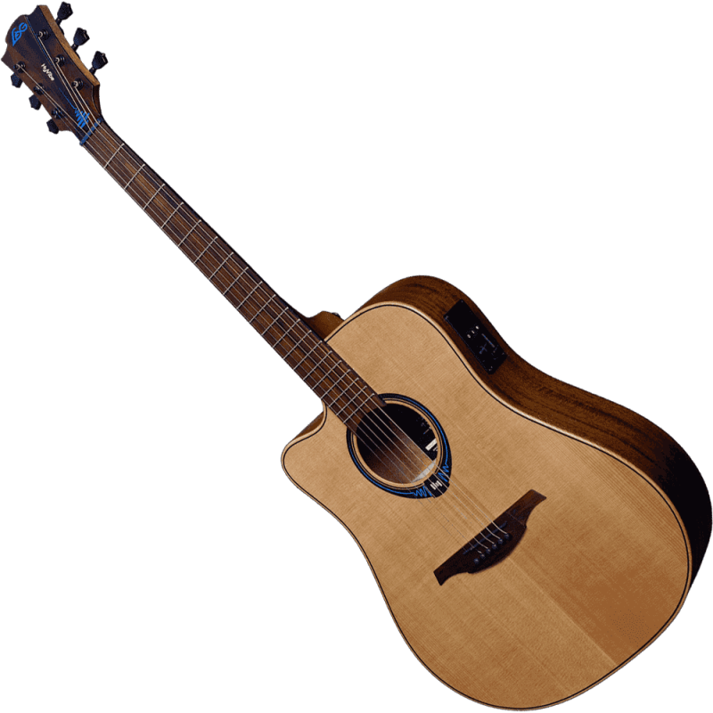 LAG TLHV15DCE hyvibe 15 dreadnought cutaway electro gaucher