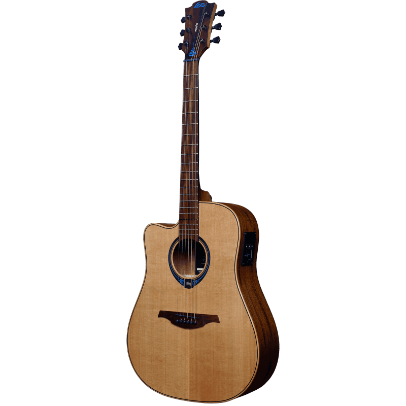 LAG TLHV15DCE hyvibe 15 dreadnought cutaway electro gaucher