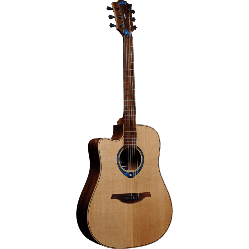 LAG TLHV15DCE hyvibe 15 dreadnought cutaway electro gaucher