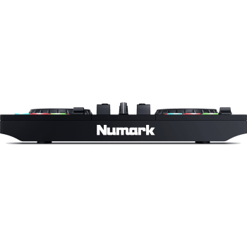 NUMARK PARTYMIXLIVE contrôleur 2 voies avec système light intégré et moniteurs streaming