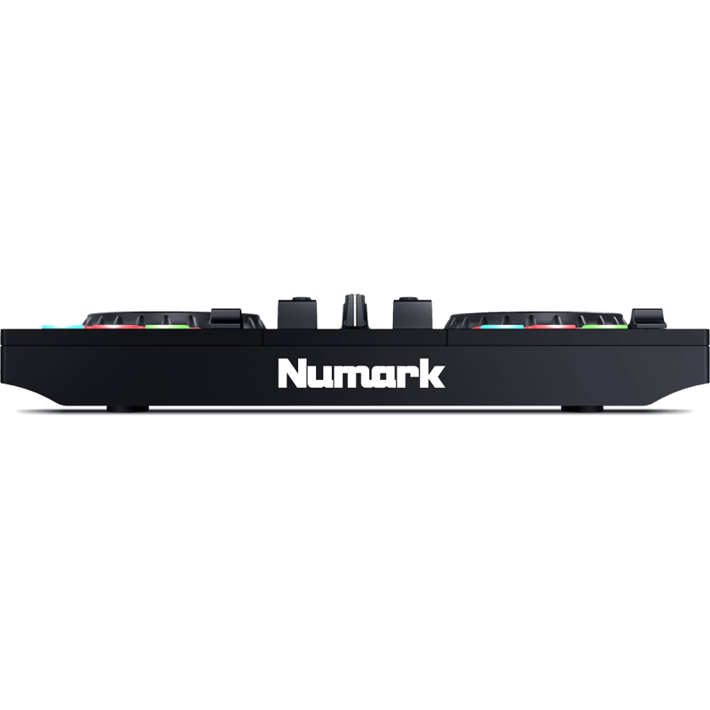 NUMARK PARTYMIXLIVE contrôleur 2 voies avec système light intégré et moniteurs streaming