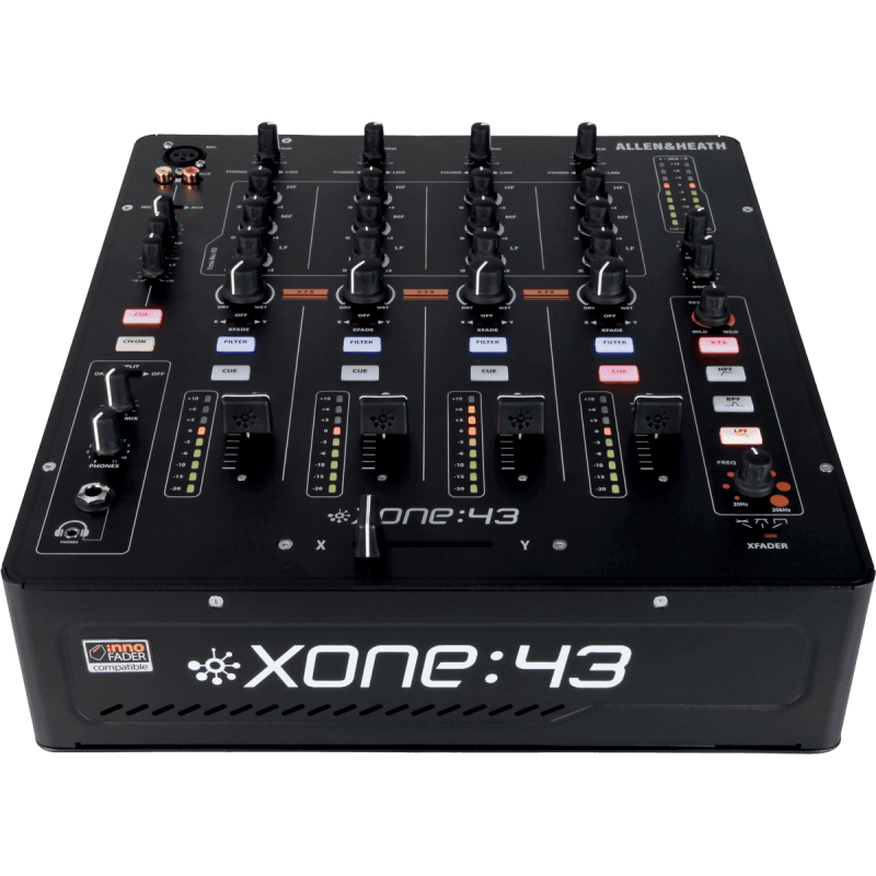 ALLEN & HEATH XONE-43 table de mixage dj 4 voies stéréo 2 sorties stéréo