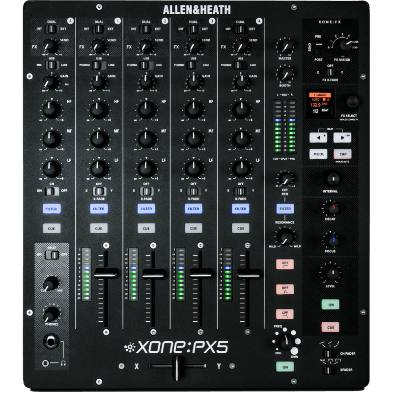ALLEN & HEATH XONE-PX5 console dj 4 + 1 voies stéréo 2 sorties stéréo fx usb