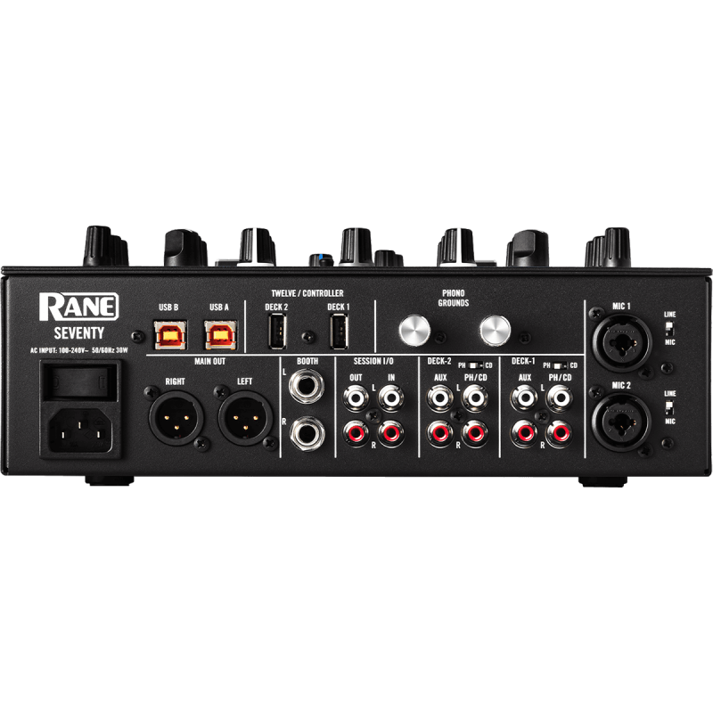 RANE DJ SEVENTY table de mixage dj battle pro 2 voies 2 usb écran oled 1.6"