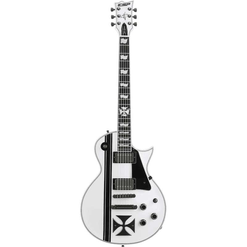 LTD IRONCROSS-SW signature james hetfield ironcross snow white