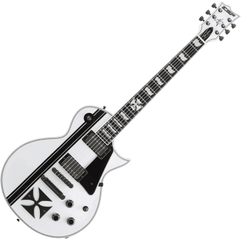LTD IRONCROSS-SW signature james hetfield ironcross snow white