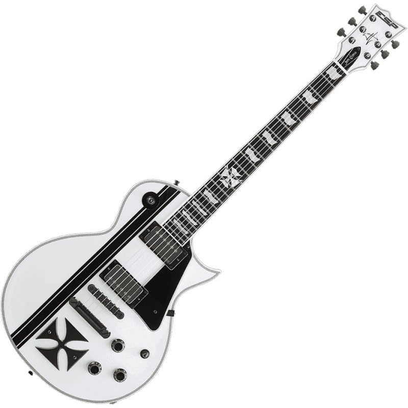 LTD IRONCROSS-SW signature james hetfield ironcross snow white