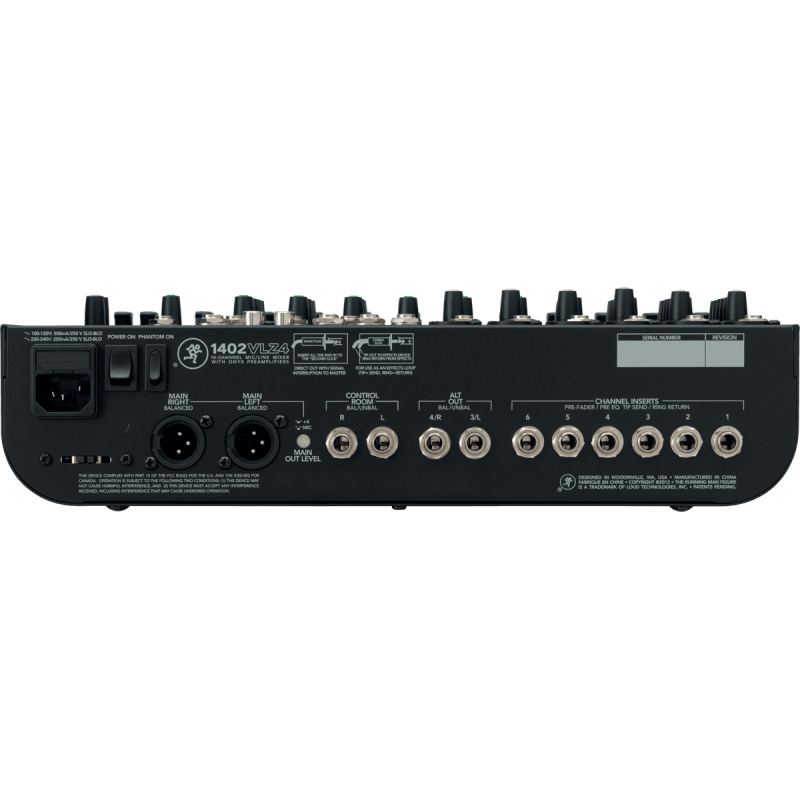 MACKIE 1402-VLZ4 mixeur compact 14 canaux