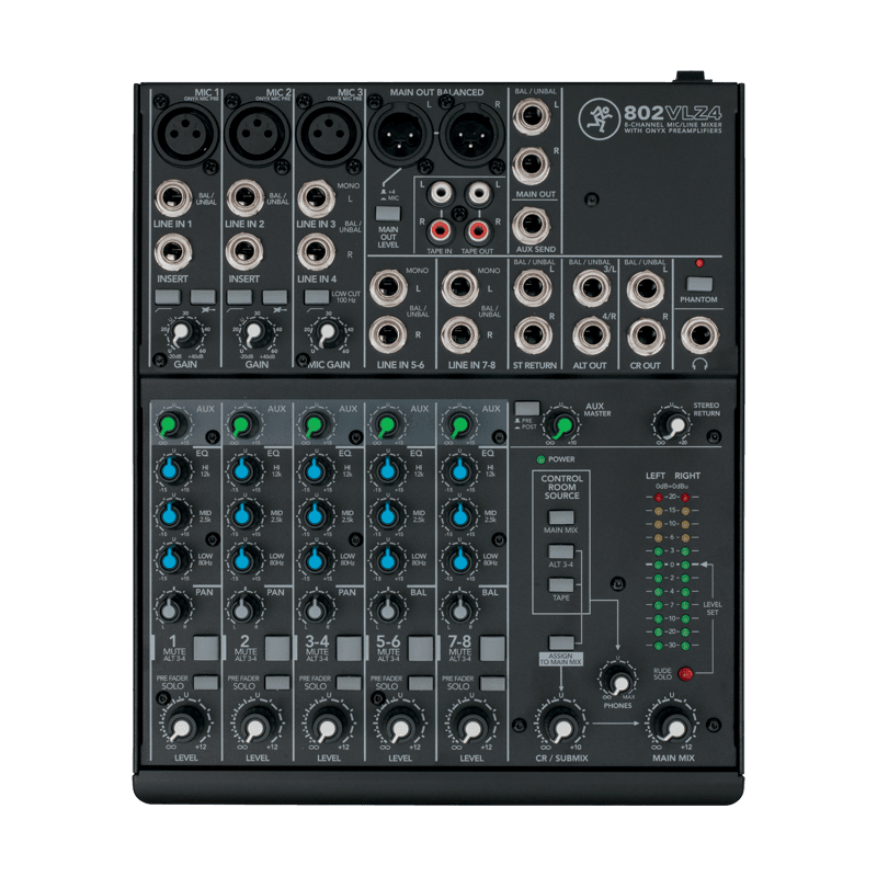 MACKIE 802-VLZ4 mixeur ultra-compact 8 canaux