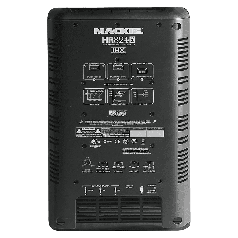 MACKIE HR824MK2 monitor bi-amplifié  8" 250w rms (l'unité)