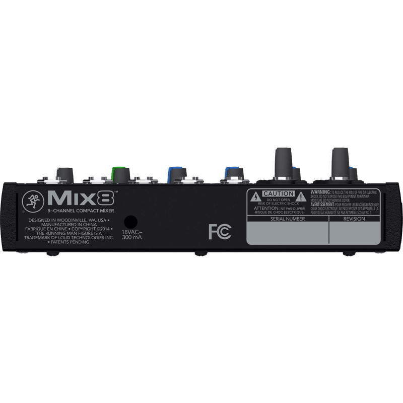 MACKIE MIX8 mixeur compact 8 canaux 10 entrées