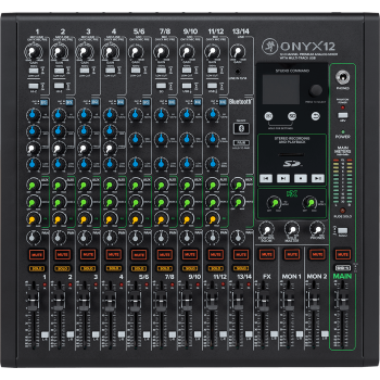 MACKIE ONYX12 mixer usb 12 canaux  + effets
