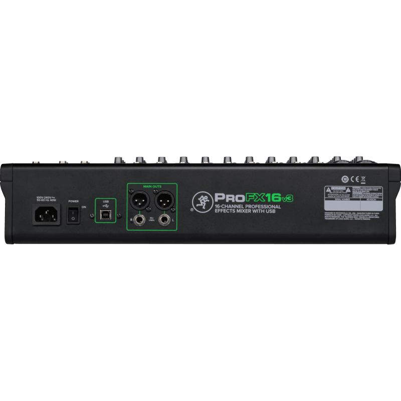 MACKIE PROFX16V3 mixer  usb 16 canaux + effets