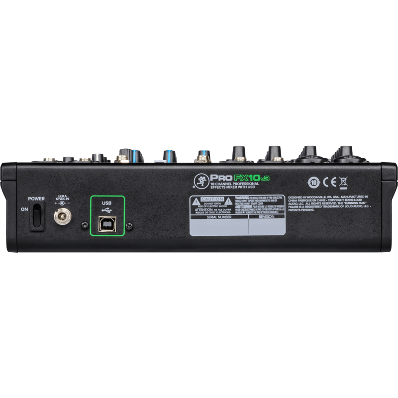 MACKIE PROFX10V3 mixer  usb 10 canaux + effets