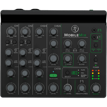 MACKIE MOBILEMIX usb 8 canaux + bluetooth et effets