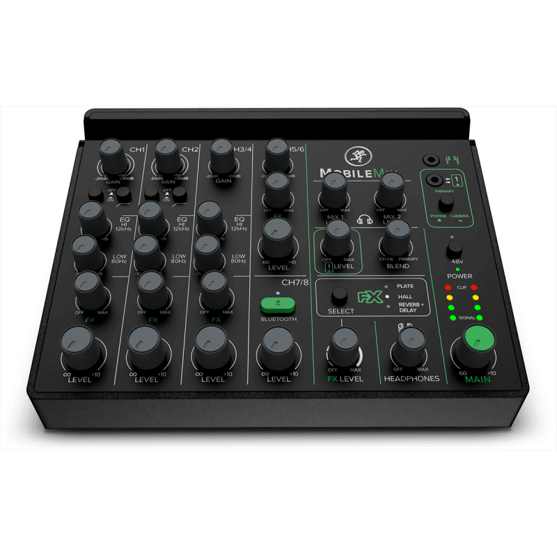 MACKIE MOBILEMIX usb 8 canaux + bluetooth et effets