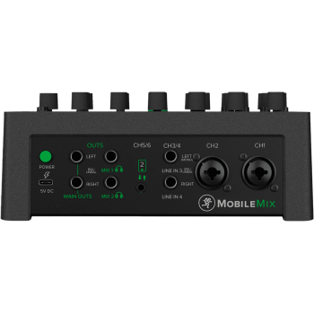 MACKIE MOBILEMIX usb 8 canaux + bluetooth et effets