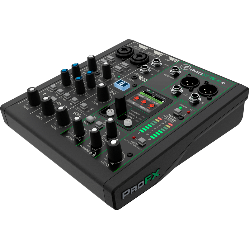 MACKIE PROFX6V3+ usb 6 canaux + bluetooth et effets