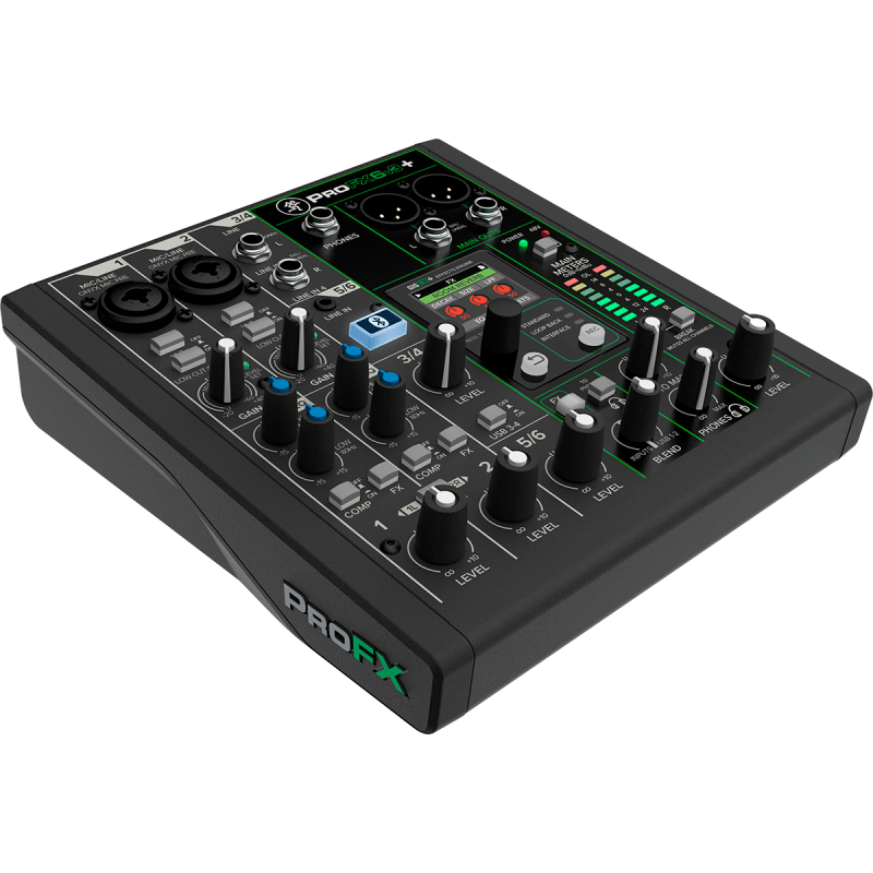 MACKIE PROFX6V3+ usb 6 canaux + bluetooth et effets