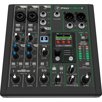 MACKIE PROFX6V3+ usb 6 canaux + bluetooth et effets