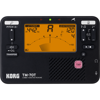 KORG TM-70T-BK accordeur/métronome tm70t-bk