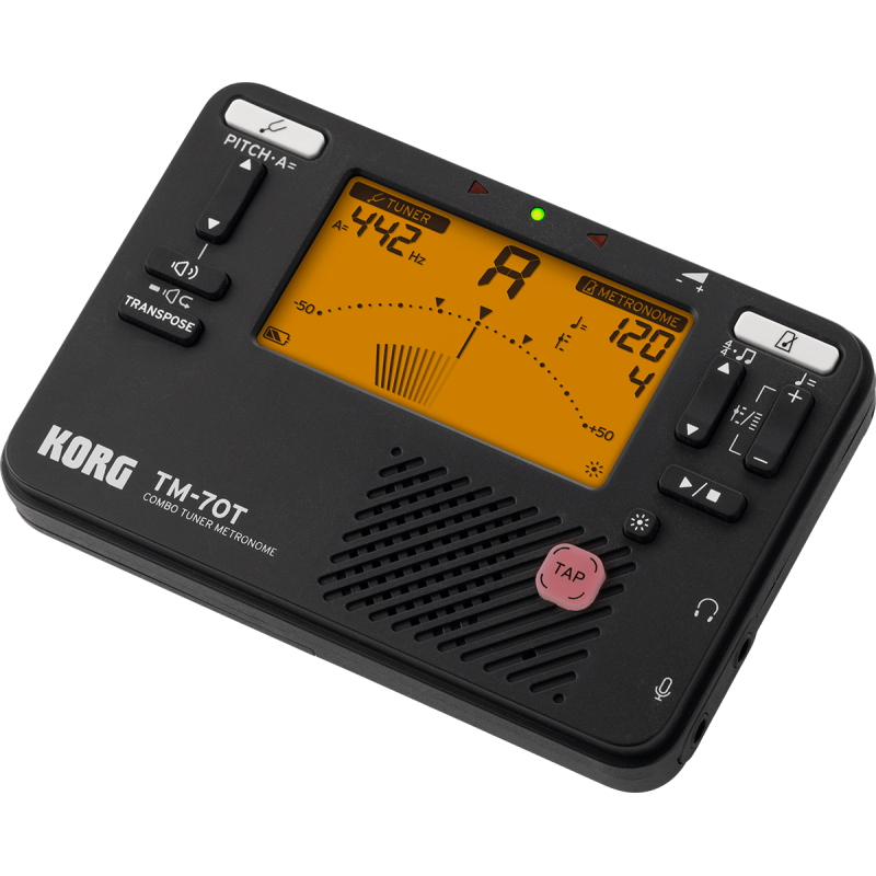 KORG TM-70T-BK accordeur/métronome tm70t-bk