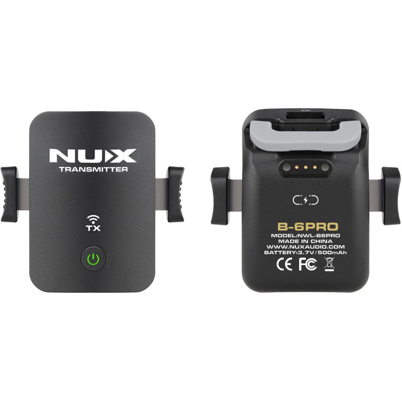 NUX B6-PRO système sans fil pour instrument à vent 2,4ghz pédale