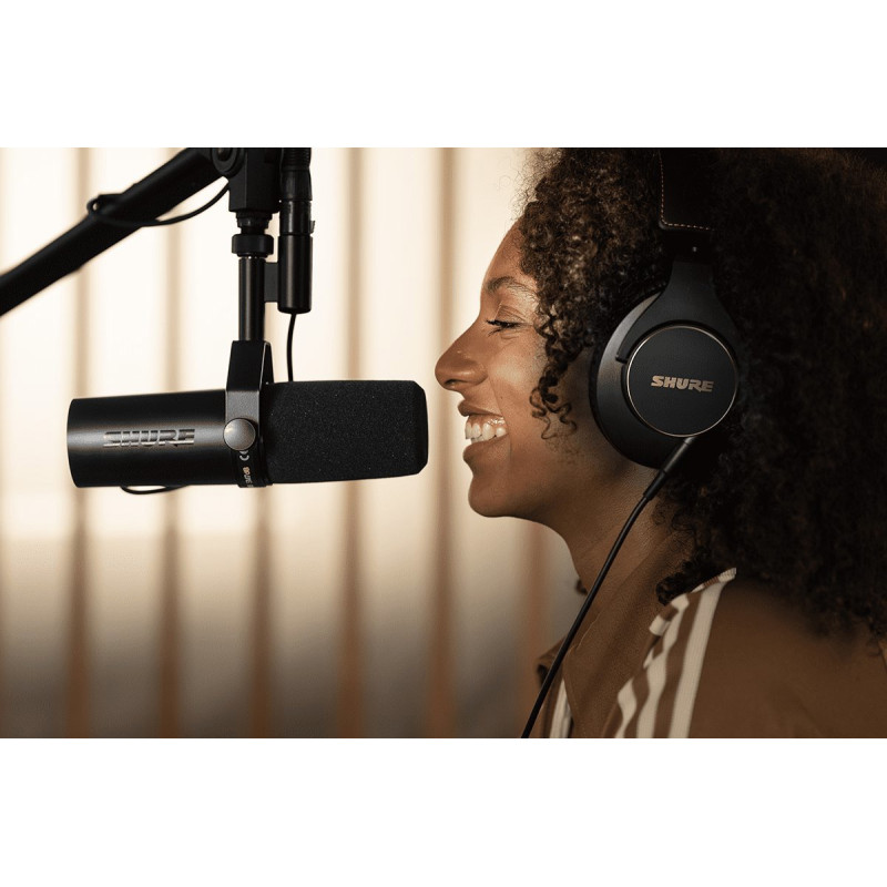 SHURE SM7DB microphone broadcast dynamique avec préamp
