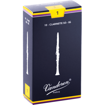 VANDOREN CR101 anches clarinette sib traditionnelles force 1