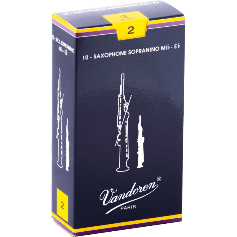 VANDOREN SR232 anches saxophone sopranino traditionnelles force 2