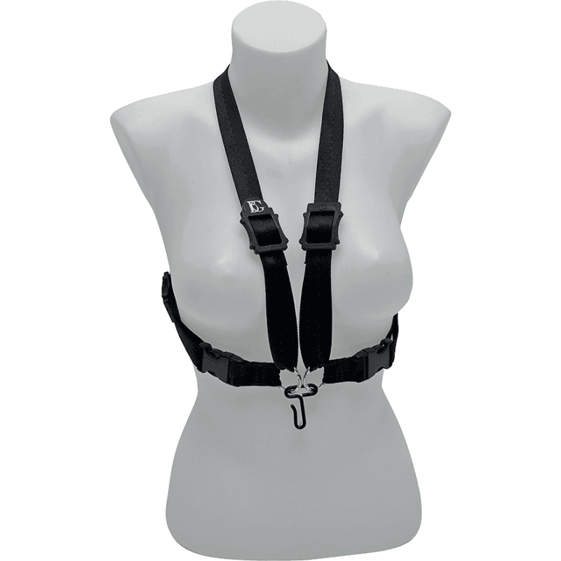 BG S41M harnais pour saxo - crochet métal - femme