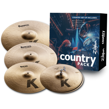ZILDJIAN K0801C pack country 15"- 17"- 19"- 20"