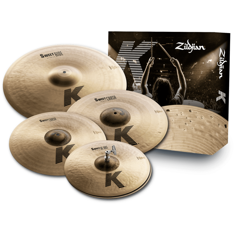 ZILDJIAN KS5791 k sweet set 15"-17"-19"-21"