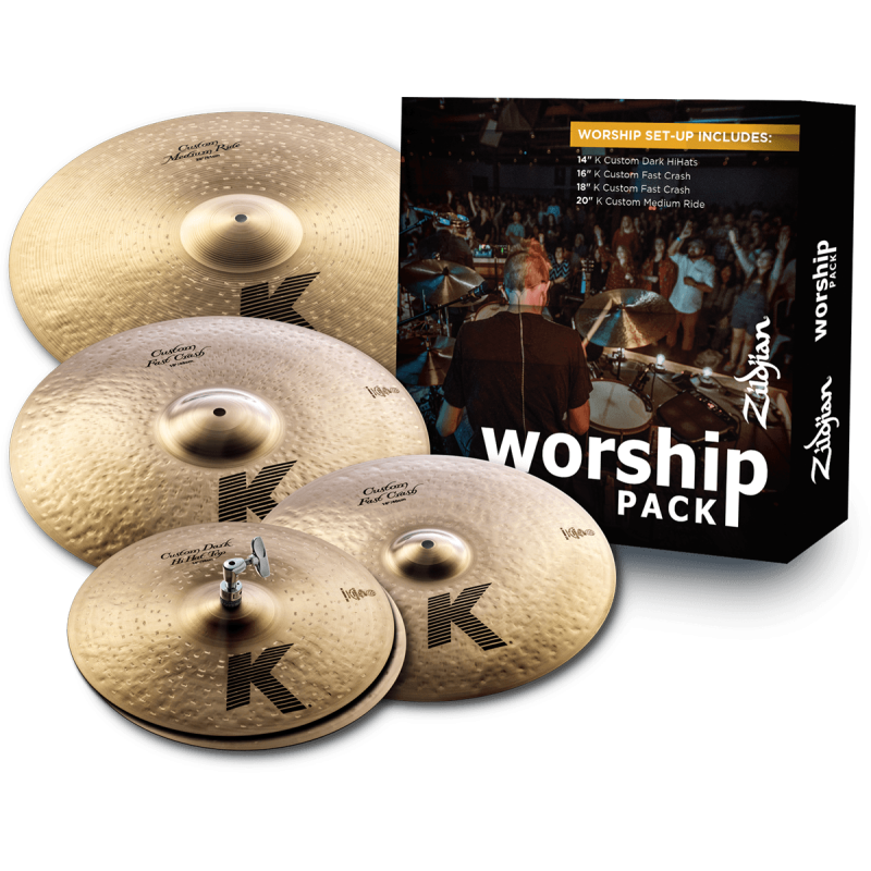 ZILDJIAN KC0801W pack worship 14"- 16"- 18"- 20"