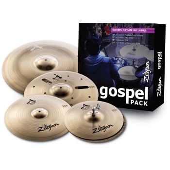 ZILDJIAN AC0801G pack gospel 14"- 17"- 18"- 21"